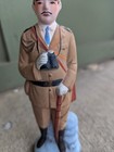 World War Ii Japanese Army Soldier Figurine Clay Doll Antique Vintage