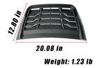 For Ford F-150 F-250 Air Flow Intake Hood Scoop Vent Bonnet Cover Carbon Style