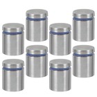  8 Pcs Stainless Steel Standoffs For Glass Wall Mounted Advertising Nails