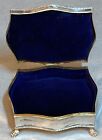 Antique Italian 800 Silver Hand Engraved Footed Casket Jewelry Box 5   185 Grams