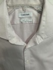 Calvin Klein Slim Fit No Iron Long Sleeve Button Down Dress Shirt Pink  L