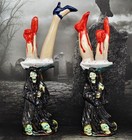 The Reaper   s Altar Of Severed Offerings - Ceramic Figurine Pair Horror Gothic