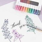 Colored Pens For Note Taking 0 38mm Ultra Fine Point 12 Multicolor Pen 0 38 M