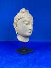 2nd C  Afghanistan Gandhara Schist Buddha Head  Museum Quality