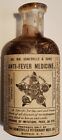 Small Dr  Wm  Somerville   Sons Anti-fever Medicine  Paper Label Bottle In Box