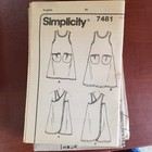 Simplicity Vintage 90s Sewing Pattern 7481 Daisy Kingdom Wrap Apron S   M