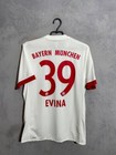 Evina Bayern Munich Match Worn Third Football Shirt 2017 - 2018 Adidas Men Sz 8