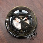 Nautical Antique Compass Sundial Brass Gilbert Sons Vintage Collectible Gift 3 5