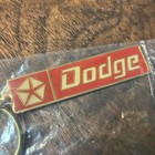 Vintage Dodge Pentastar Emblem Enamel Dealership Keychain Nos Sealed Car