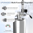 Magtool 2025 Upgraded 2 5-5l Diy Aquarium Co2 Generator Kit  Stainless Steel    