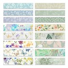 Zellykool Floral Washi Tape 16 Rolls flower Spring Decorative Paper Sticker