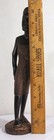 African Statue Folk Art Ebony Wood Hand Carved Tribal Woman 10  Vintage Antique