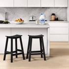 Wood-look Hdpe Bar Stool  set Of 2 