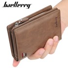 Rfid Waterproof Wallet Blocking Leather Credit Card Id Holder Zipper Purse Mens