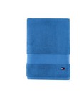 Tommy Hilfiger Modern American Solid Bath Towel   30 X 54  Swedish Blue