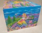 Vtg Lisa Frank Princess Cassara Mirrored Stationary Jewelry Box Pre-owned Y2k
