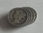 Lot Of 5  Mercury Dimes 1916-1945 90  Silver  Better Price More You Buy  