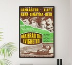 From Here To Eternity 1953 - Burt Lancaster - Sweden - Classic Movie Poster
