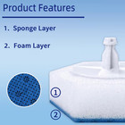 20 Pcs Disposable Toilet Wand Refills For Clorox Upgraded Cleaning Brush Heads