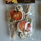 48 Autumn Cupcake Picks Toppers Pumpkins  leaves Harvest Fall Thanksgiving