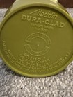 Vintage Aladdin s Dura Clad One Quart Thermos Bottle In Two Tone Avocado Green