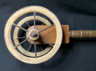 Antique Vtg Carved Wood Hobby Horse Wheels 28  Folk Art Toy As Is Repair Project