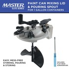 Paint Can Mixing Lid   Pouring Spout  1 Gallon Size  Stirring Mix Blade  Storing