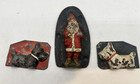 Antique Chocolate Molds Santa   Scottie Dog 