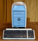 Apple Powermac G4 With Original Keyboard   Power Cord Vintage