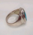 Carolyn Pollack Relios Sterling Silver Turquoise   Jasper Ring - Size 7