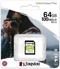 64gb Kingston Canvas Select Plus Sd Card Class 10 V10 Uhs-i High Speed  sds2 64 
