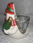 Yankee Candle Snowman Gifts Tree Votive Tealite Holder 2024 Holiday Christmas