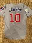 1998 Chicago Cubs Game Worn used Terell Lowery Road Jersey Retired  10       