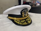 New Wwll Us Navy Officer Hat   Us Navy Admiral Cap Repro 7 1 4