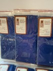 6 New Old Stock Ooe Quality Imported Fabrics Blue 12  X 18  Hardanger 425-17