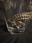 Arthur Court Safari Alligator Ice Bucket With Tongs Retired Piece