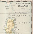 1898 Antique Philippines Map Vintage Map Of The Philippine Islands Map 2773