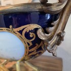 19th Century French Serves Centerpiece  Bronze Gilt Handles And Feet