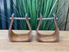 Stainless Steel Monel Western Horse Saddle Stirrups   4  Deep  Ranch   Cowboy