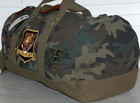 Polo Ralph Lauren Cotton Canvas Camo Tiger Patch Military Duffle Bag  Duffel Nwt