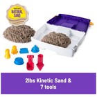 Kinetic Sand  Folding Sand Box With 2lbs Play Sand  7 Molds   Tools  Sensory    