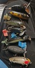 Very Vintage Fishing Lure   7  Rare Classics    du Dad  Jitter Bugs  Fred Ar  