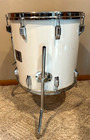 Vintage Rogers Big R 16 X 16 Floor Tom Xp8 Memriloc New England White Usa