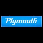 Large Lighted Plymouth Dealer Style Backlit Sign Cuda Duster Gtx Road Runner