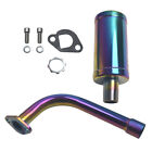 Upgrade Colorful Exhaust With Muffler For  Predator 196cc 212cc  Gx160  Gx200