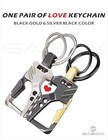 2pcs Key Chains For Men Carabiner Keychain Car Keychain Heavy Duty Business Key
