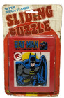 Vintage 1978 Batman Super Brain Teaser Sliding Tile Puzzle Plastic On Card Read