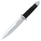 Honshu Fighter Dagger Knife And Leather Sheath   Stainless Steel Blade   13 1 4 