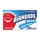 Full Box 12x Packs Airheads Blue Raspberry Flavor Gum   14 Sticks Per Pack