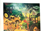John Deere   Christmas Toys 1990 Collectors  Edition Lithograph Print    Dkp-634